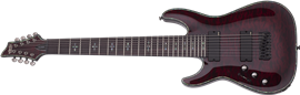 Schecter DIAMOND SERIES Hellraiser C-8 Black Cherry Left Handed 8-String Electric Guitar